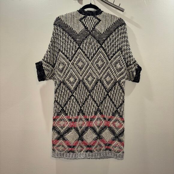 Cabi Short Sleeve Dolman Aztec Print Open Cardigan Sweater – Size Small - Picture 10 of 15